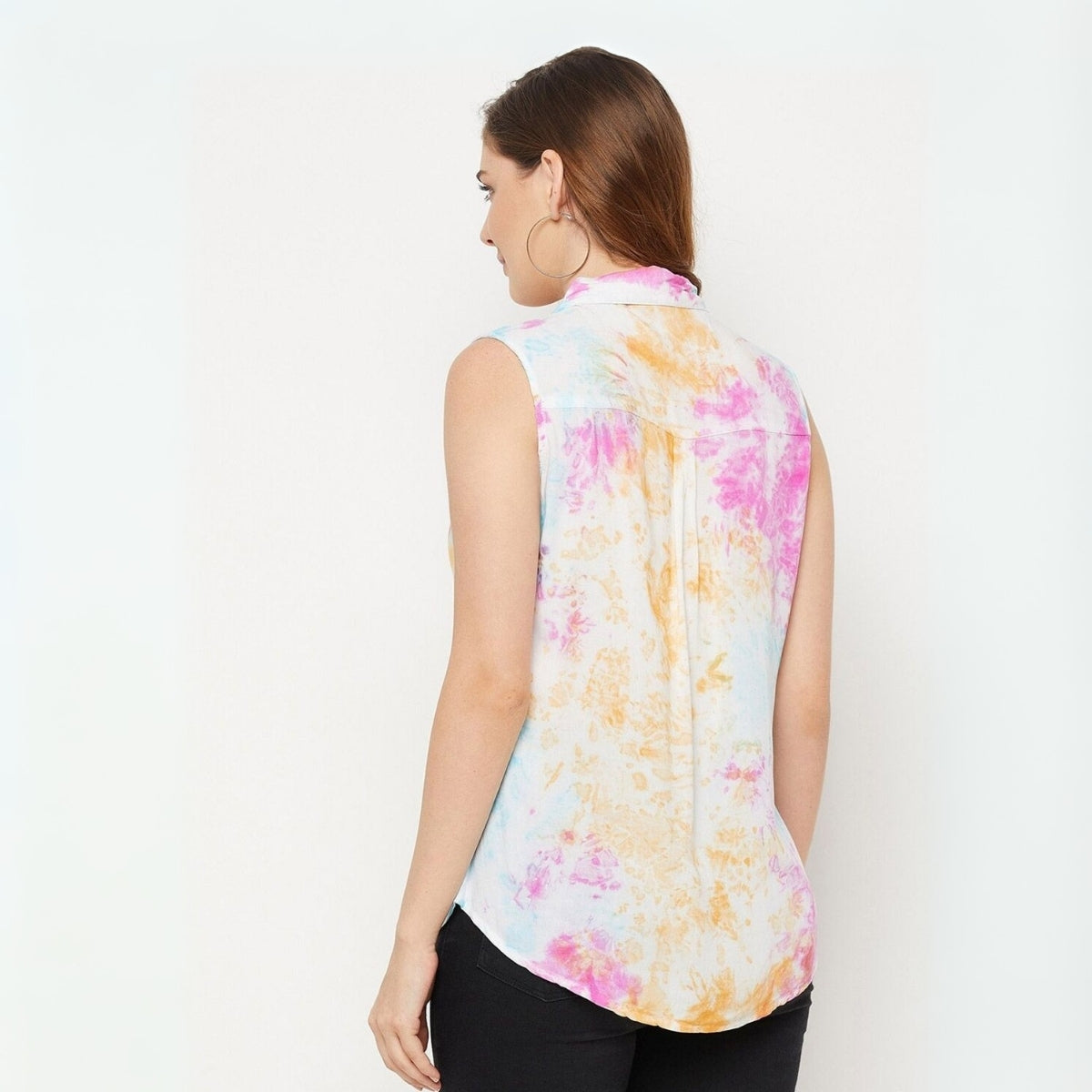 2 Combo Pack Printed Sleeveless Shirts for Every Occasion
