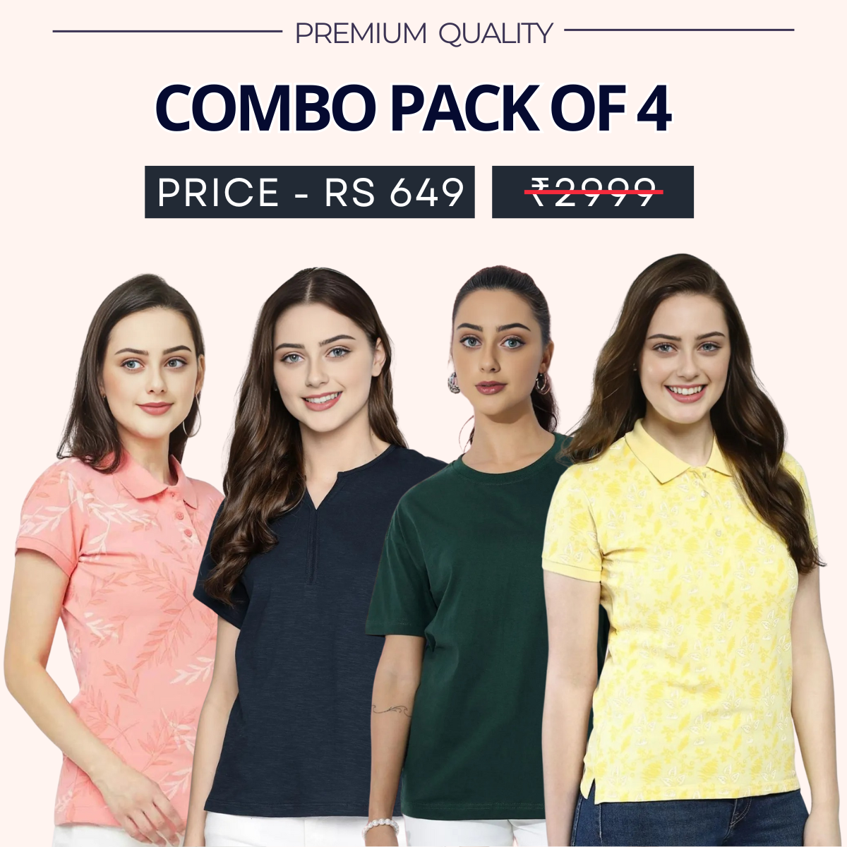 Style Made Simple: Discover Your 4-Pack Tee Collection