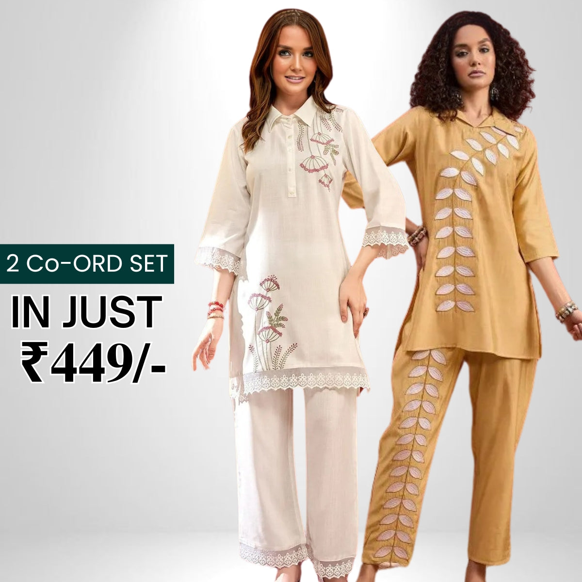 2-Pack Combo Double the Style with Our Co-Ord Set