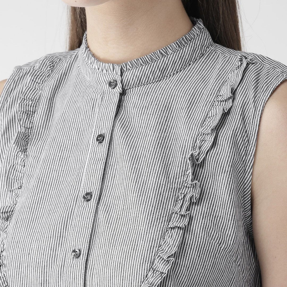 2 Combo Pack Printed Sleeveless Shirts for Every Occasion