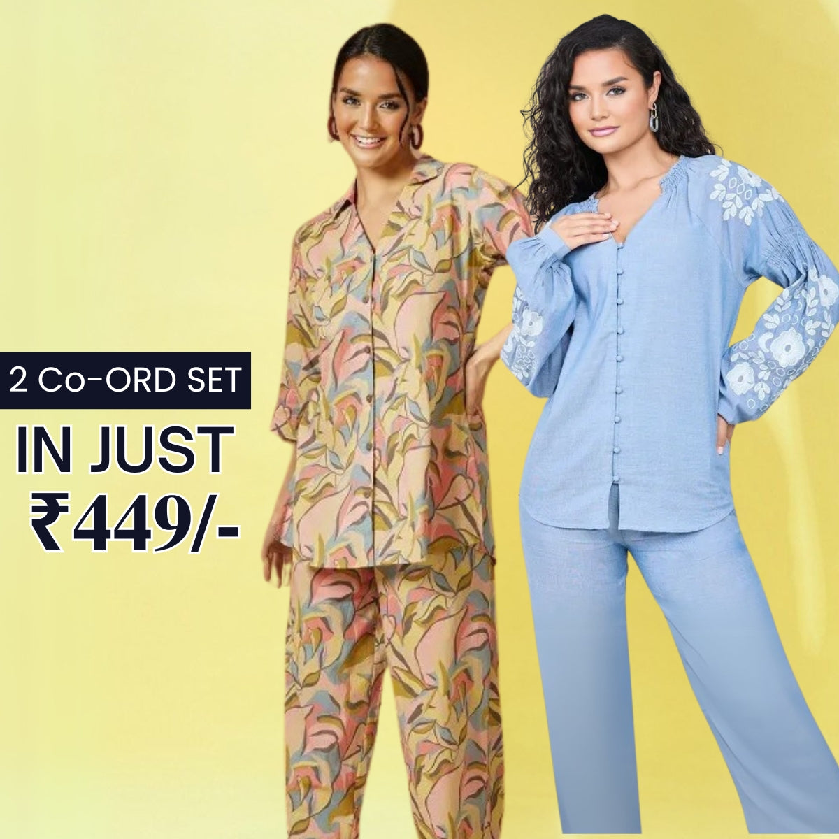 2-Pack Combo Double the Style with Our Co-Ord Set
