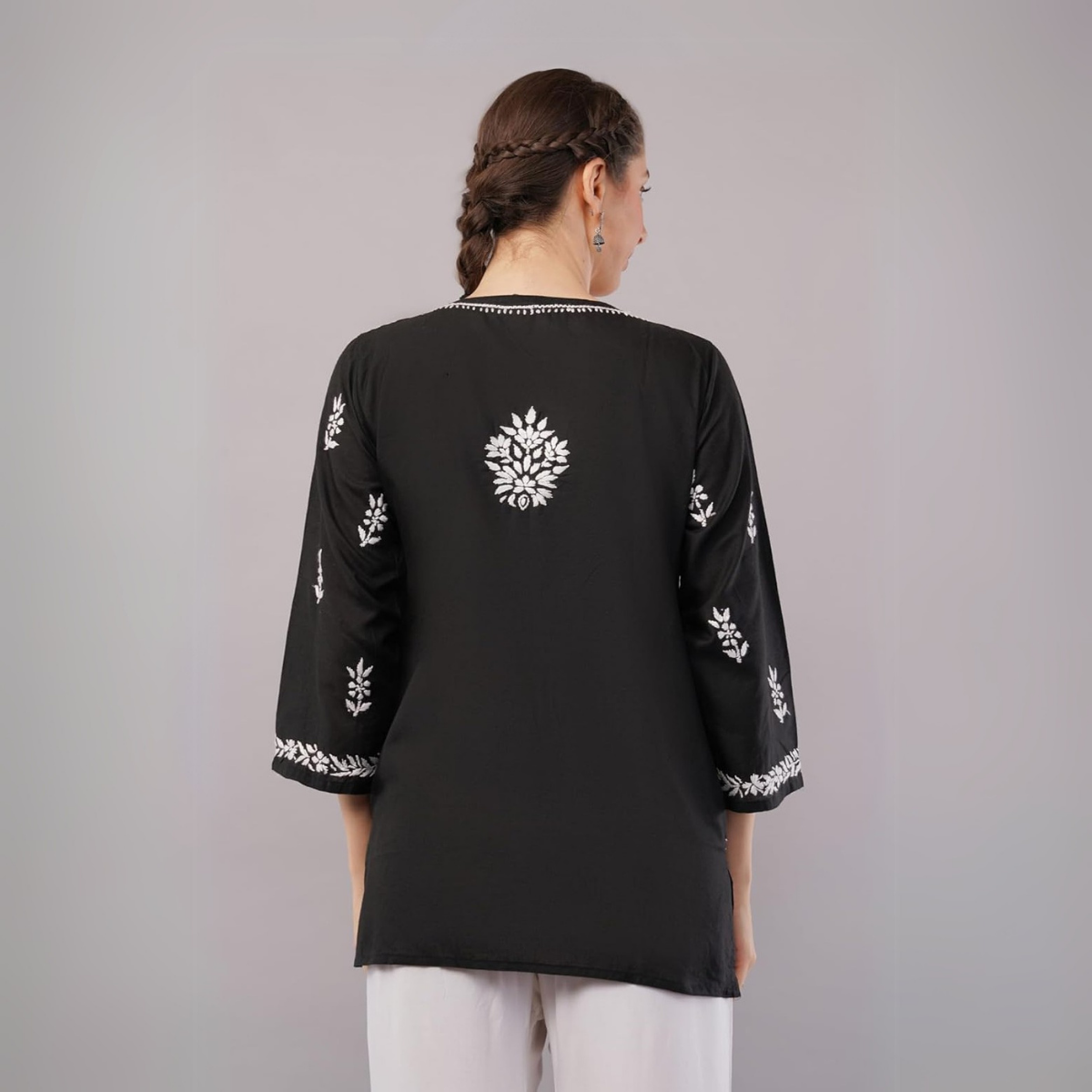 2-Pack Cotton Short Kurtis | Summer Cotton Bliss | 3/4 Sleeve