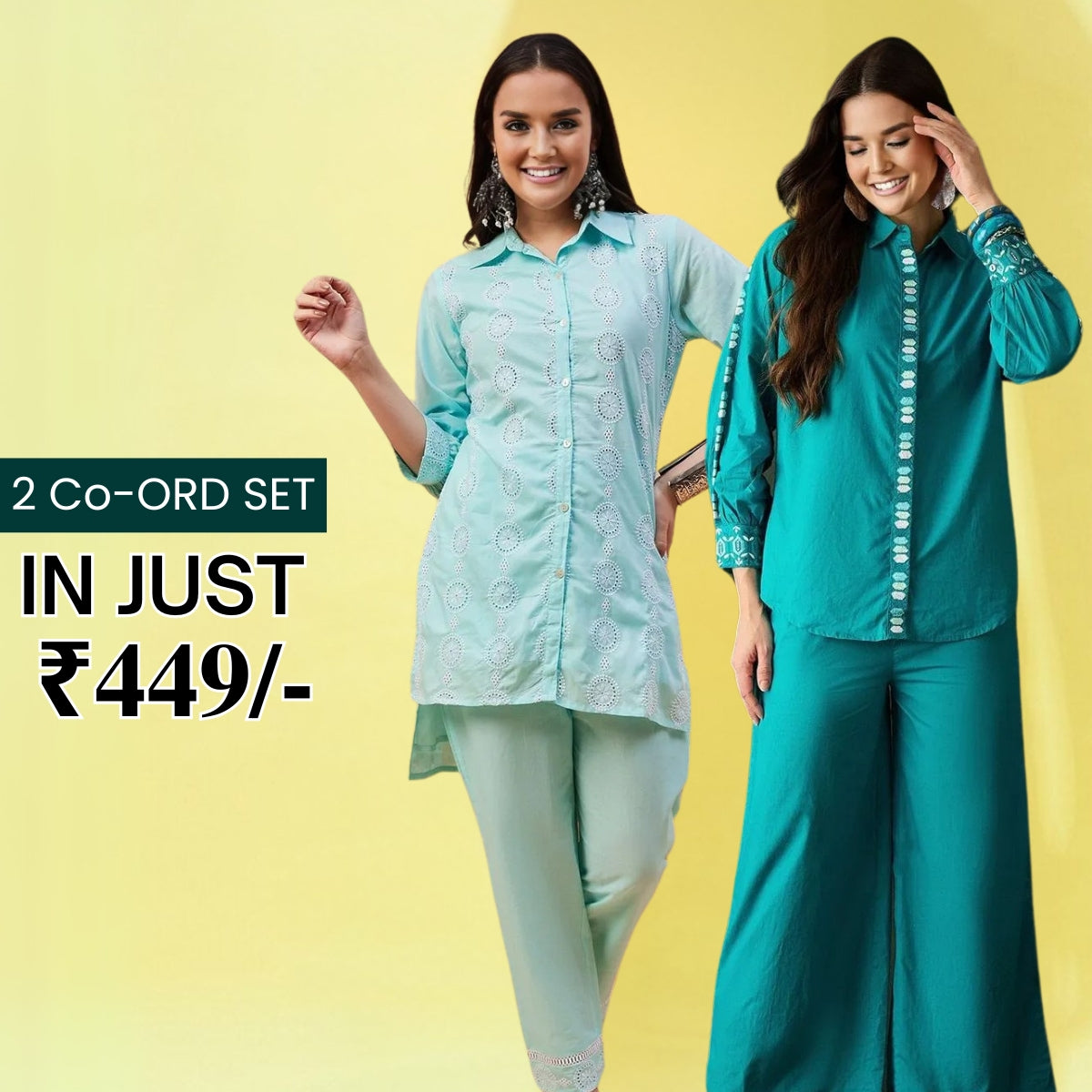 2-Pack Combo Double the Style with Our Co-Ord Set