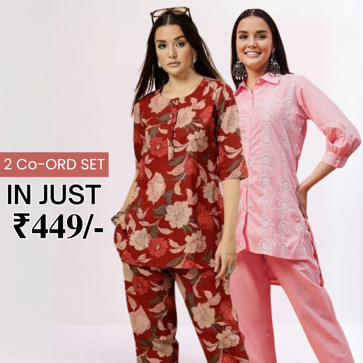 2-Pack Combo Double the Style with Our Co-Ord Set