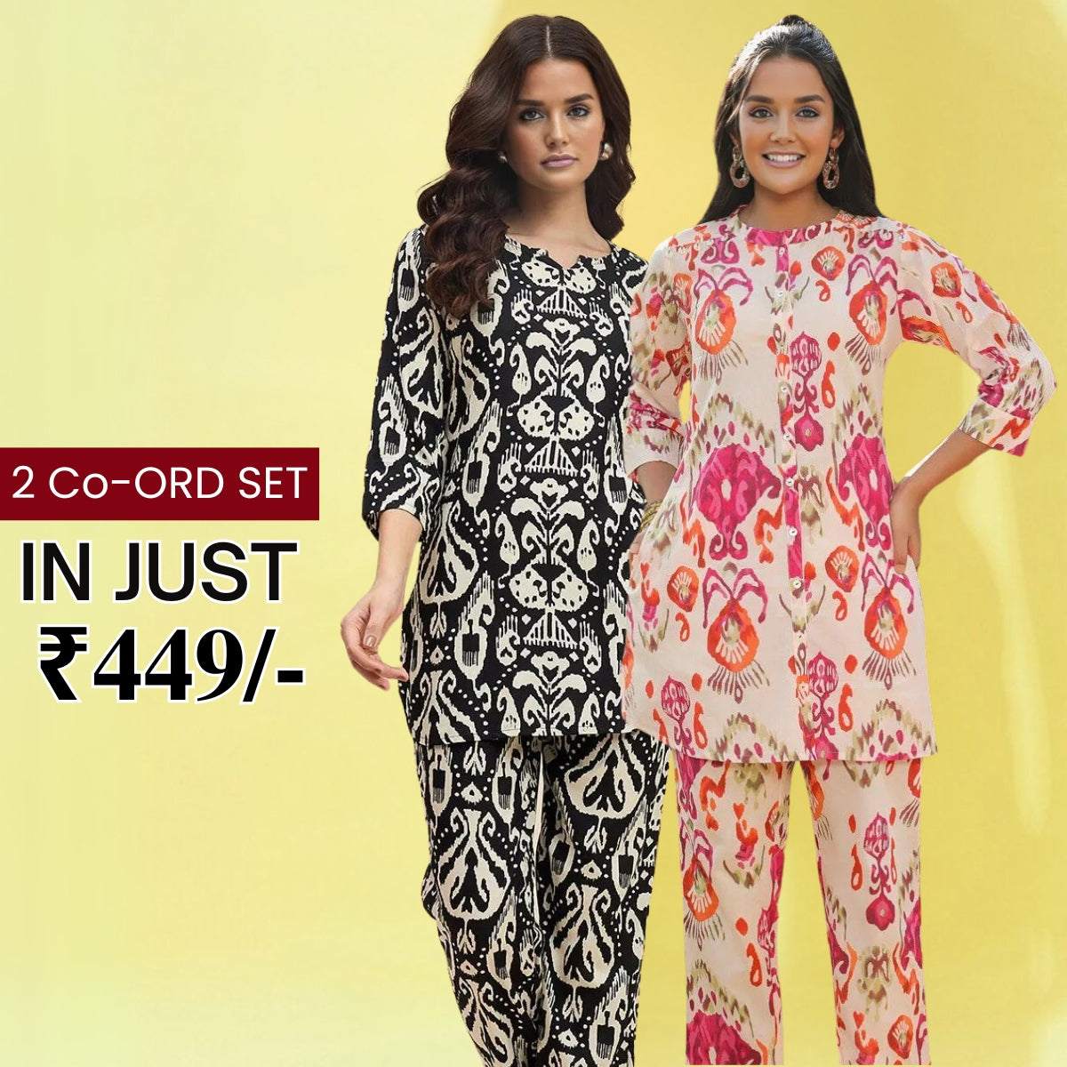 2-Pack Combo Double the Style with Our Co-Ord Set