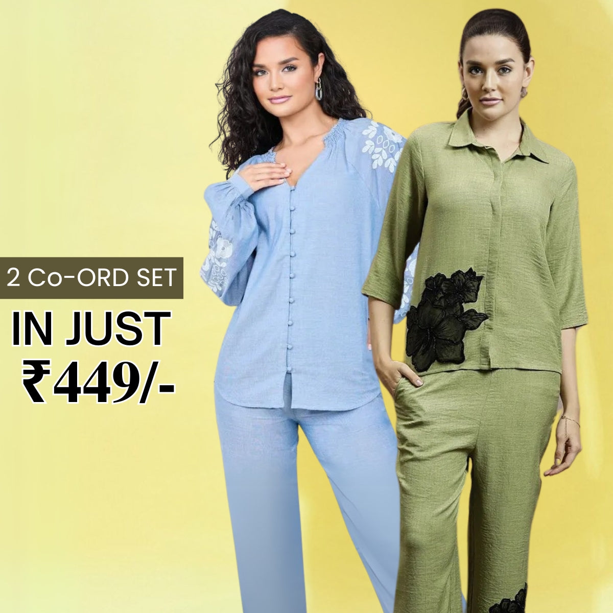 2-Pack Combo Double the Style with Our Co-Ord Set