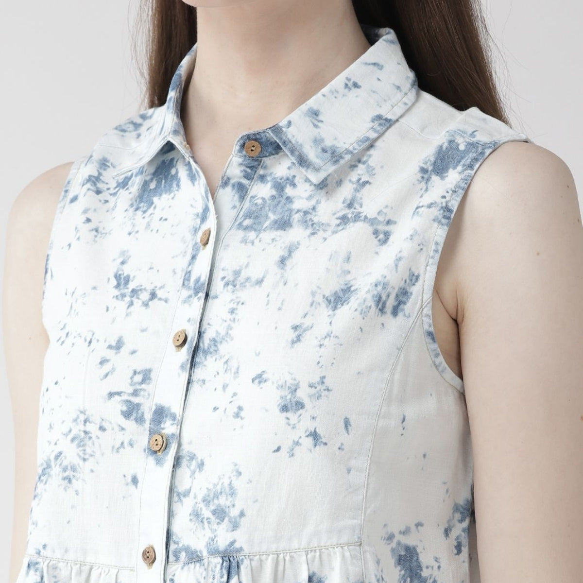 2 Combo Pack Printed Sleeveless Shirts for Every Occasion