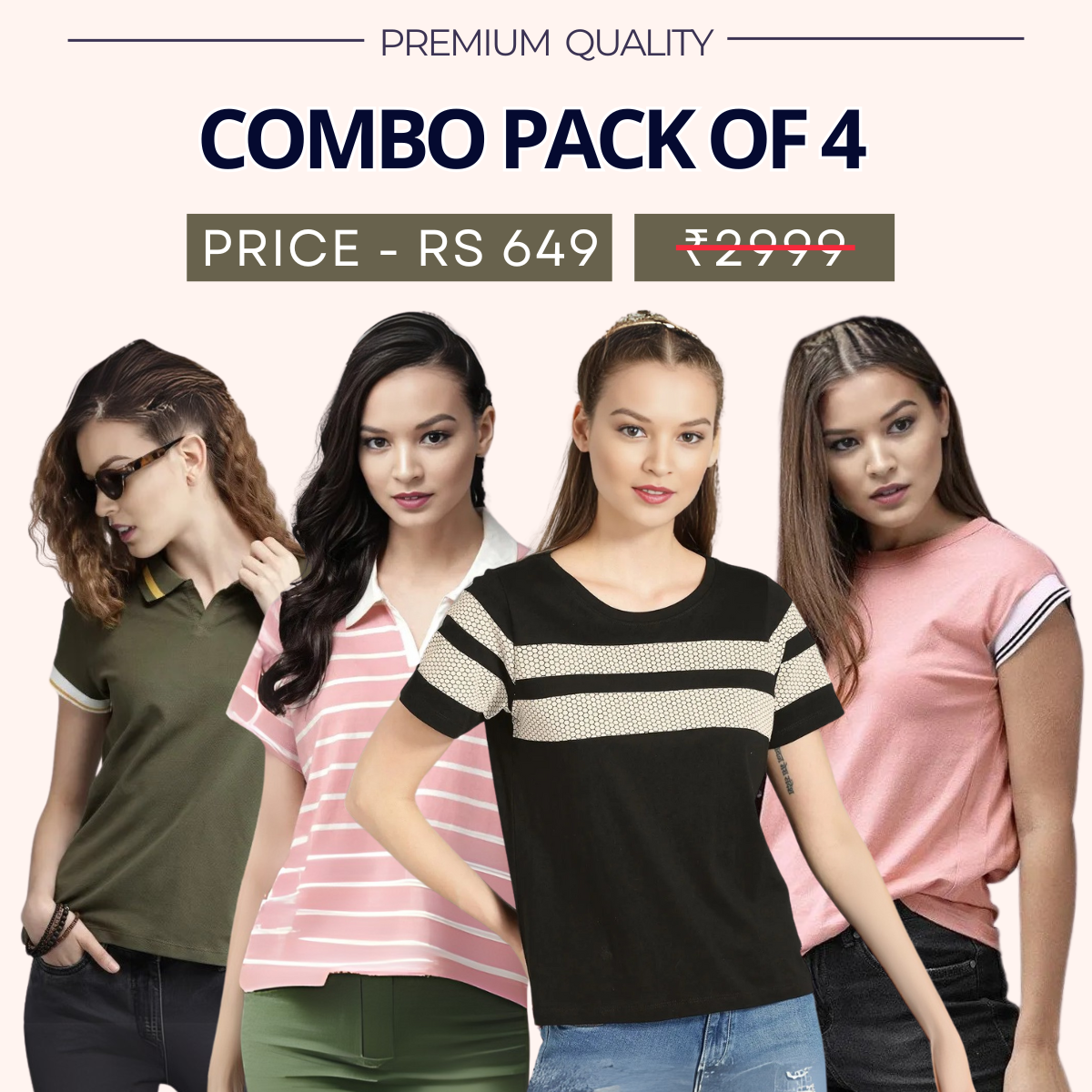 Style Made Simple: Discover Your 4-Pack Tee Collection