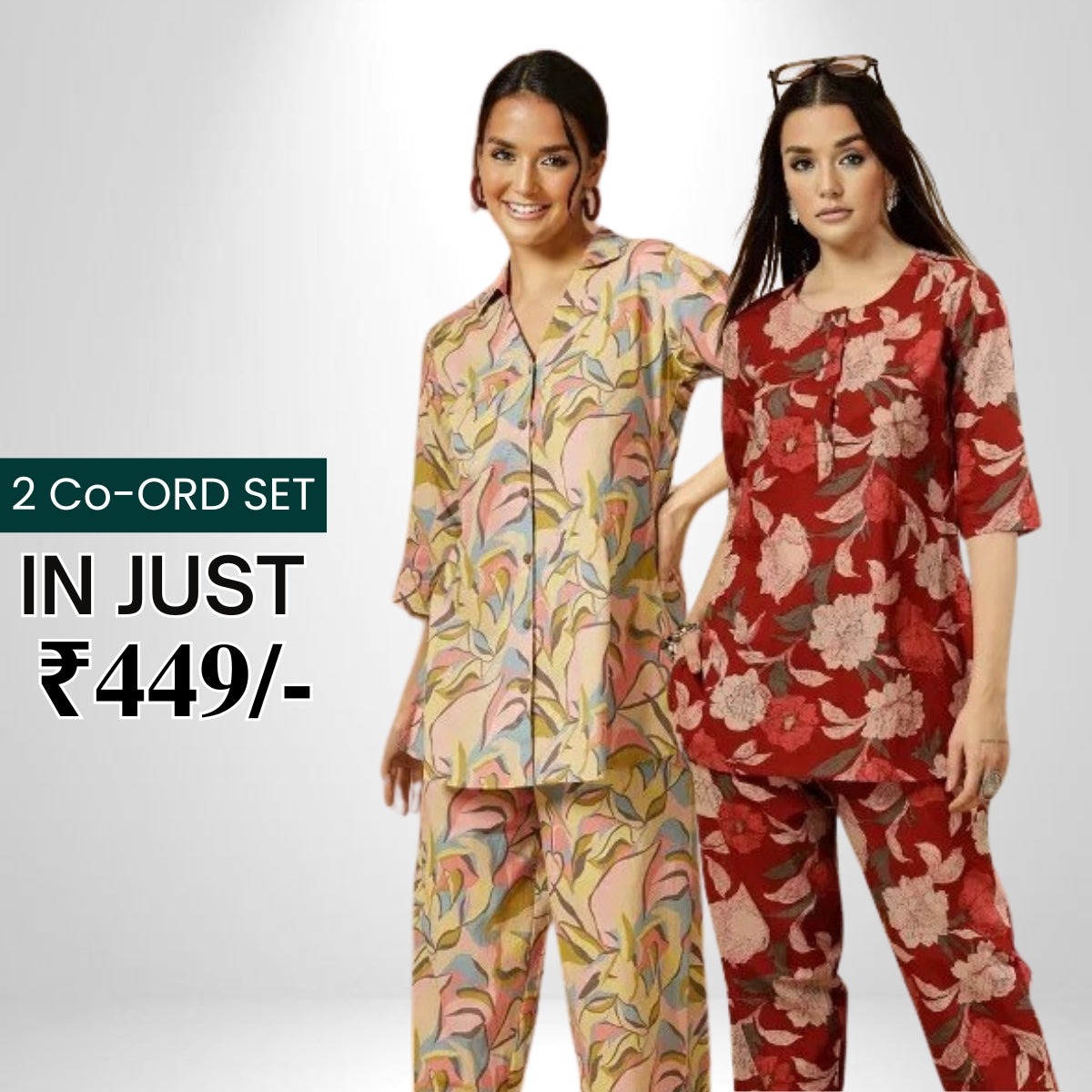 2-Pack Combo Double the Style with Our Co-Ord Set
