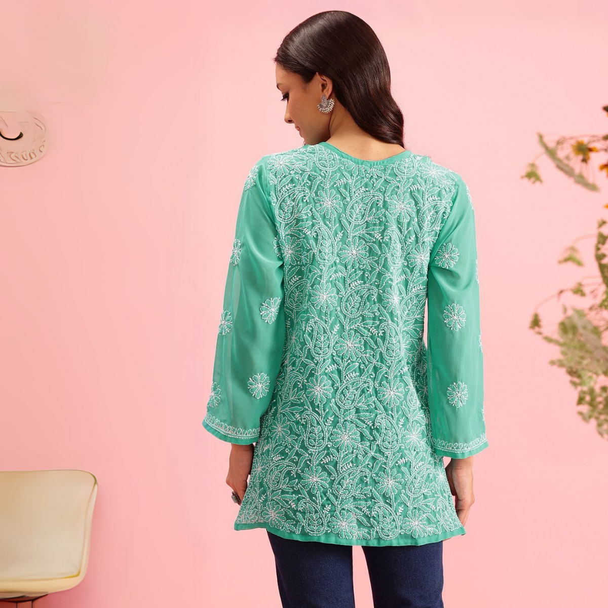 2-Pack Cotton Short Kurtis | Summer Cotton Bliss | 3/4 Sleeve
