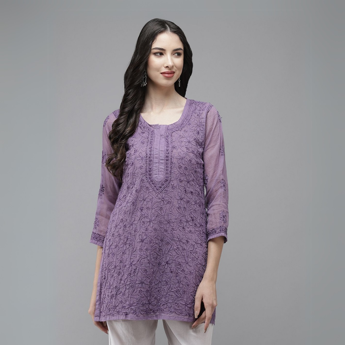 3 Combo Pack Cotton Short Kurtis | Summer Cotton Bliss | 3/4 Sleeve