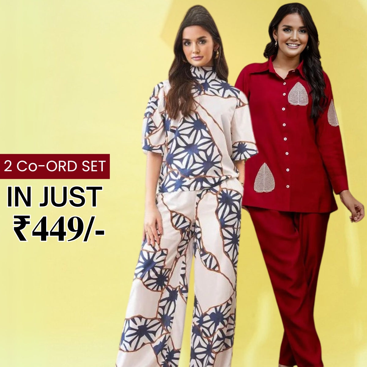 2-Pack Combo Double the Style with Our Co-Ord Set