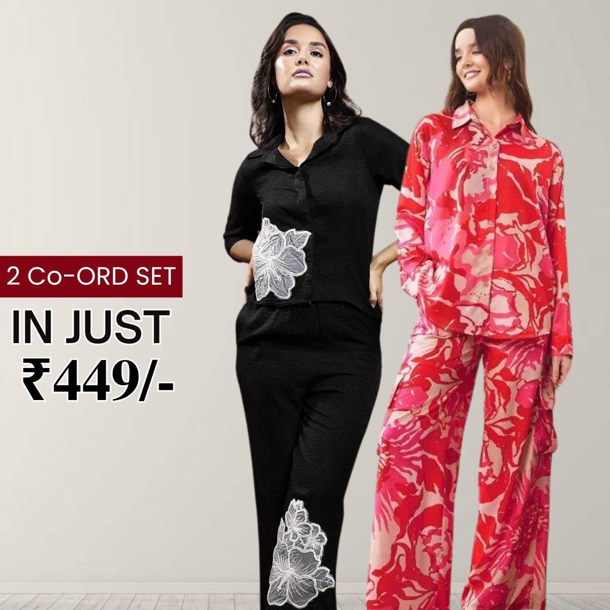 2-Pack Combo Double the Style with Our Co-Ord Set