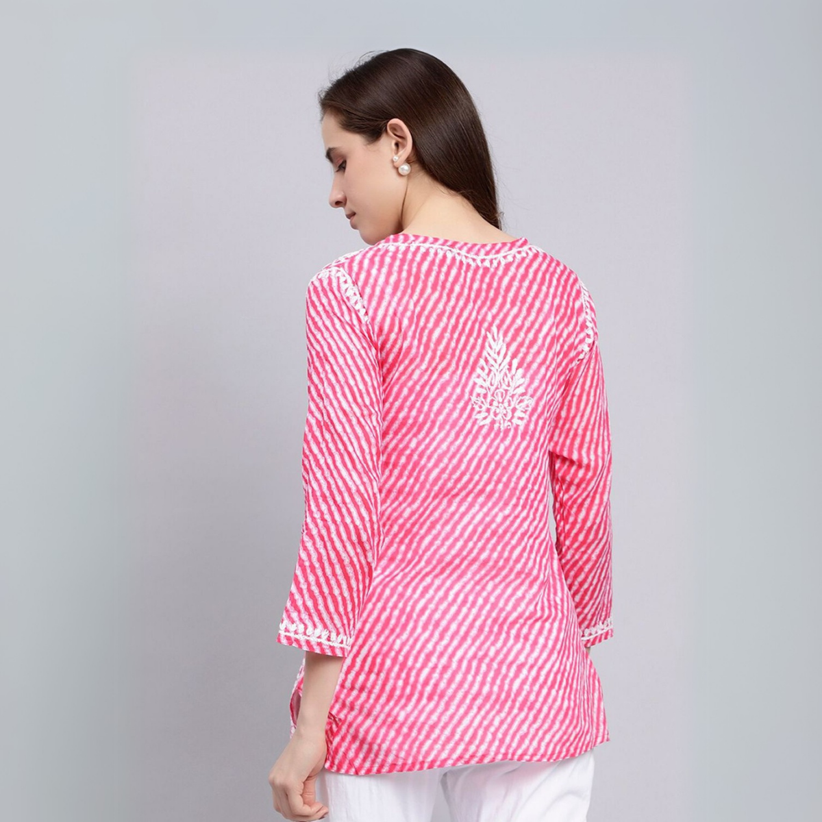 2-Pack Cotton Short Kurtis | Summer Cotton Bliss | 3/4 Sleeve