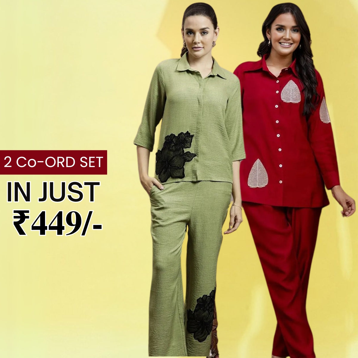 2-Pack Combo Double the Style with Our Co-Ord Set
