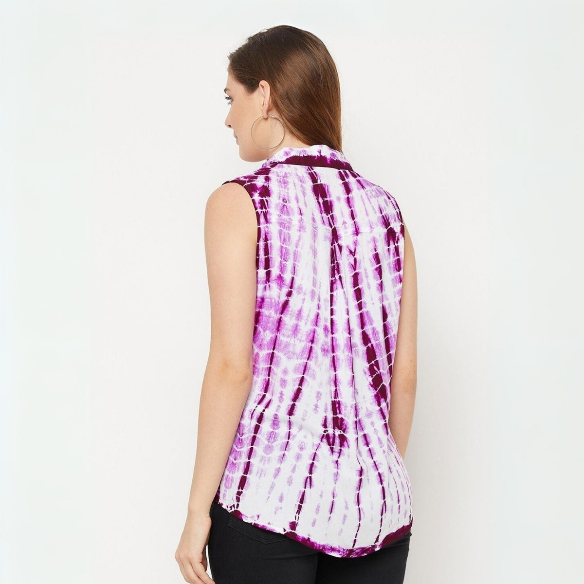 2 Combo Pack Printed Sleeveless Shirts for Every Occasion