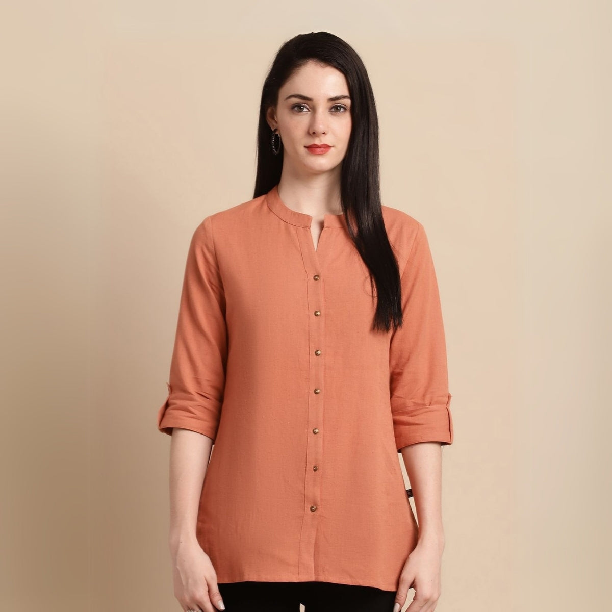 2-Pack Cotton Short Kurtis | Summer Cotton Bliss | 3/4 Sleeve