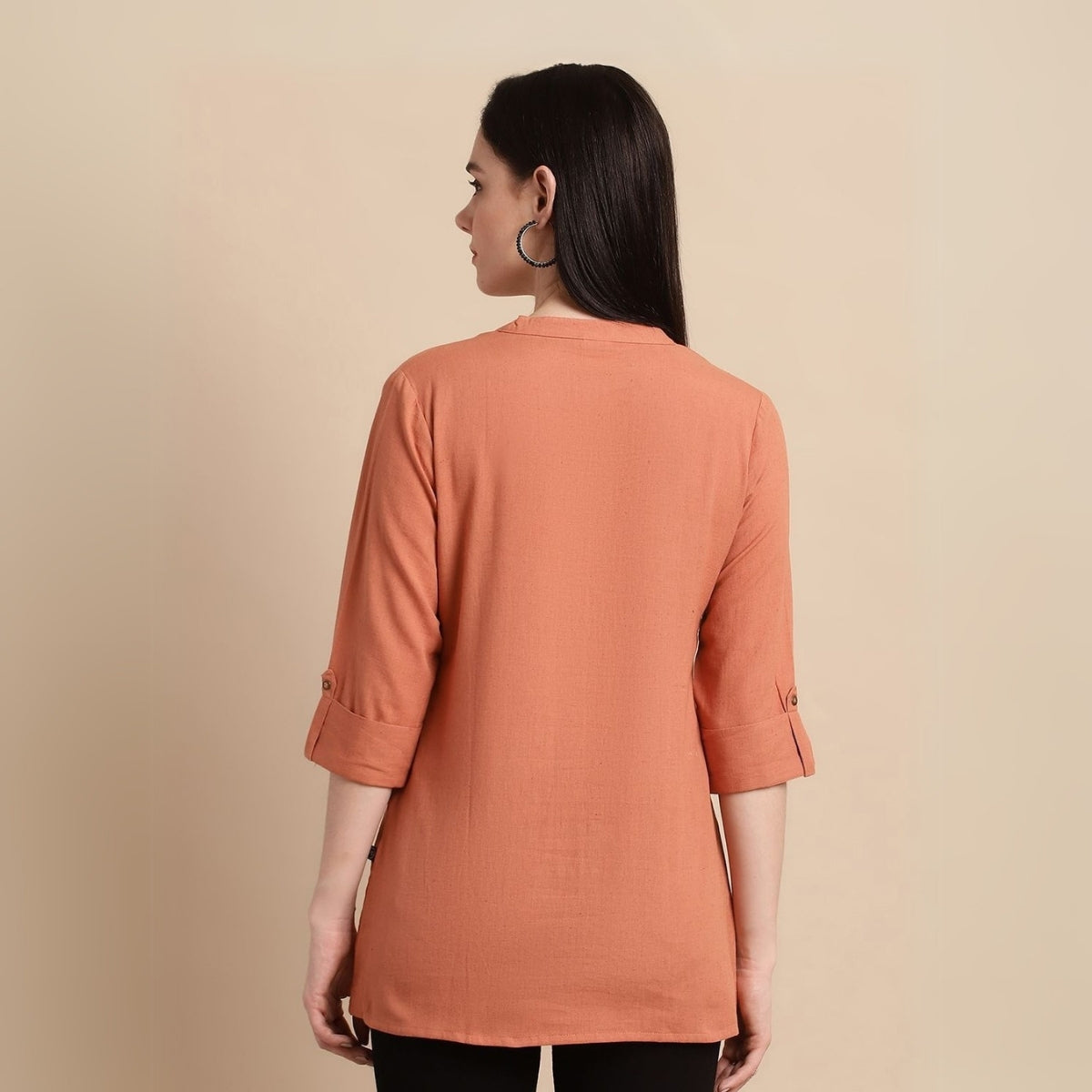 2-Pack Cotton Short Kurtis | Summer Cotton Bliss | 3/4 Sleeve