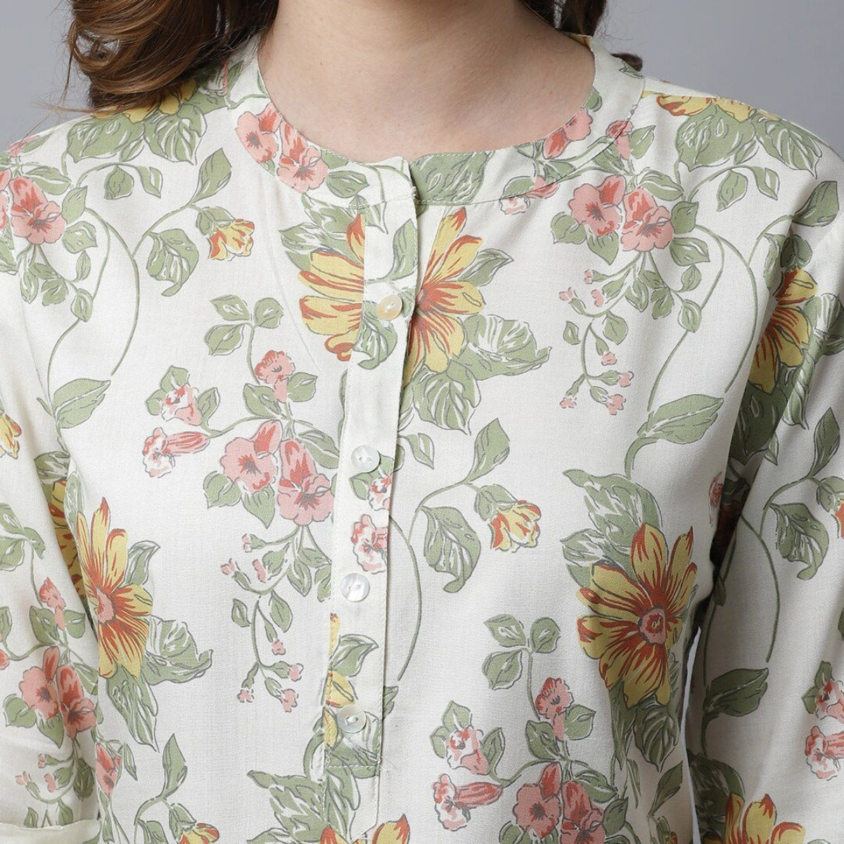 2-Pack Cotton Short Kurtis | Summer Cotton Bliss | 3/4 Sleeve