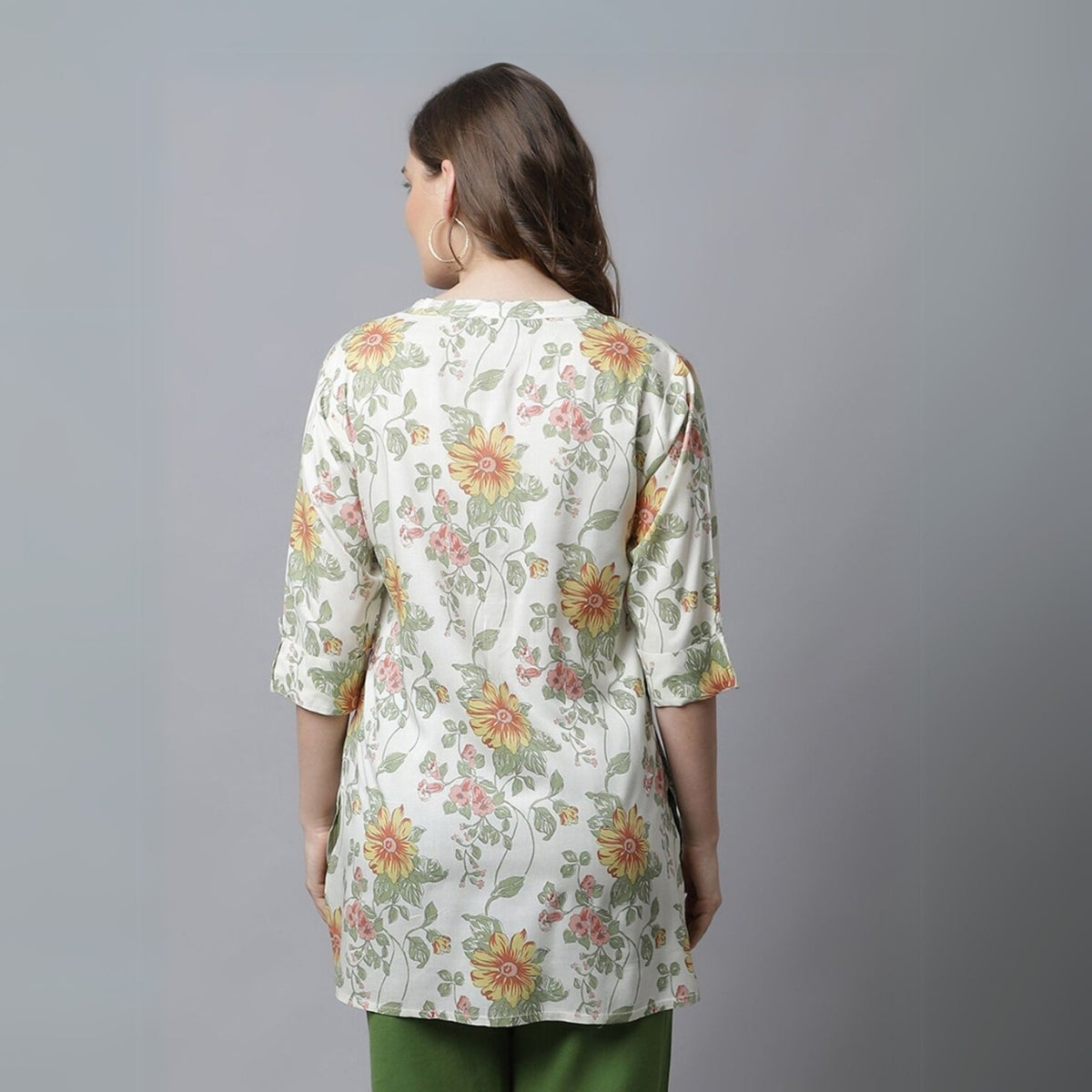 2-Pack Cotton Short Kurtis | Summer Cotton Bliss | 3/4 Sleeve