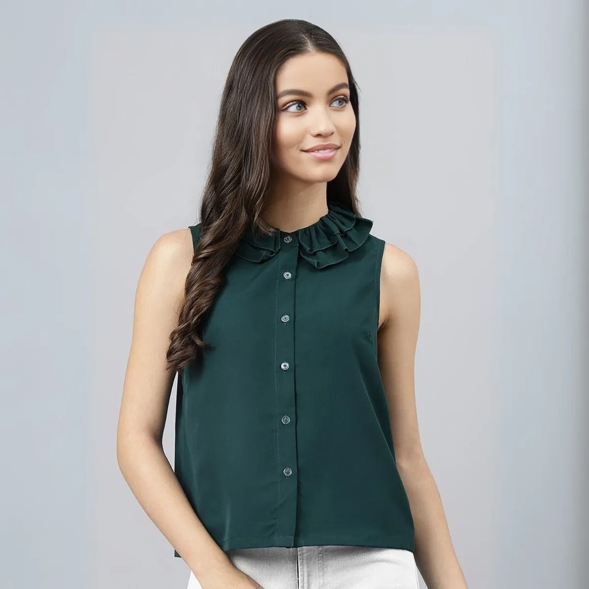2 Combo Pack Printed Sleeveless Shirts for Every Occasion