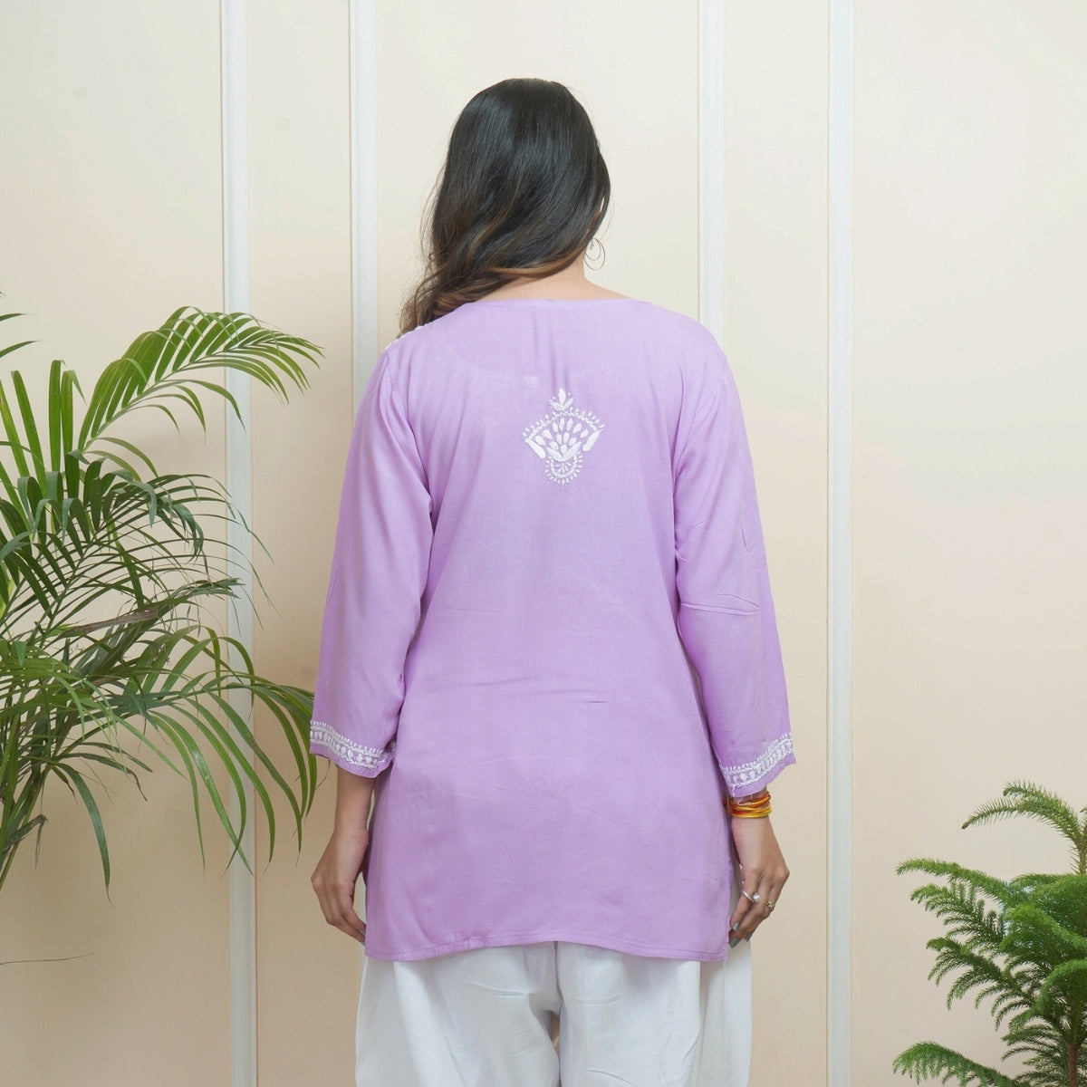 2-Pack Cotton Short Kurtis | Summer Cotton Bliss | 3/4 Sleeve