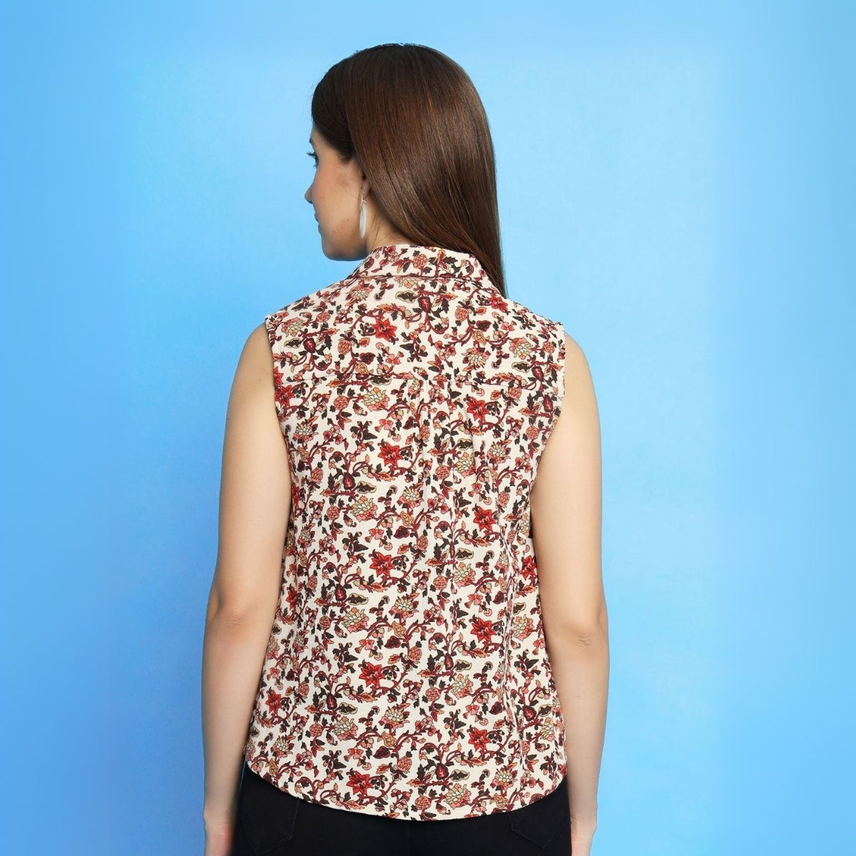 2 Combo Pack Printed Sleeveless Shirts for Every Occasion