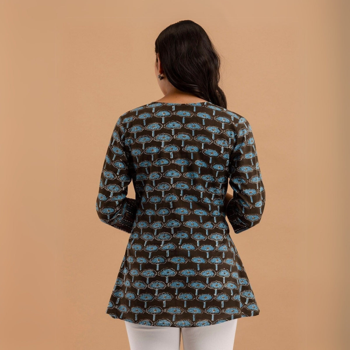2-Pack Cotton Short Kurtis | Summer Cotton Bliss | 3/4 Sleeve