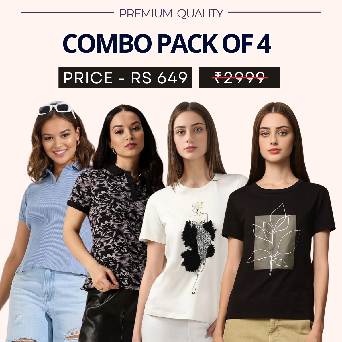 Style Made Simple: Discover Your 4-Pack Tee Collection