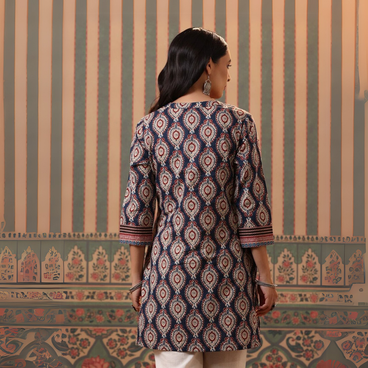 3 Combo Pack Cotton Short Kurtis | Summer Cotton Bliss | 3/4 Sleeve