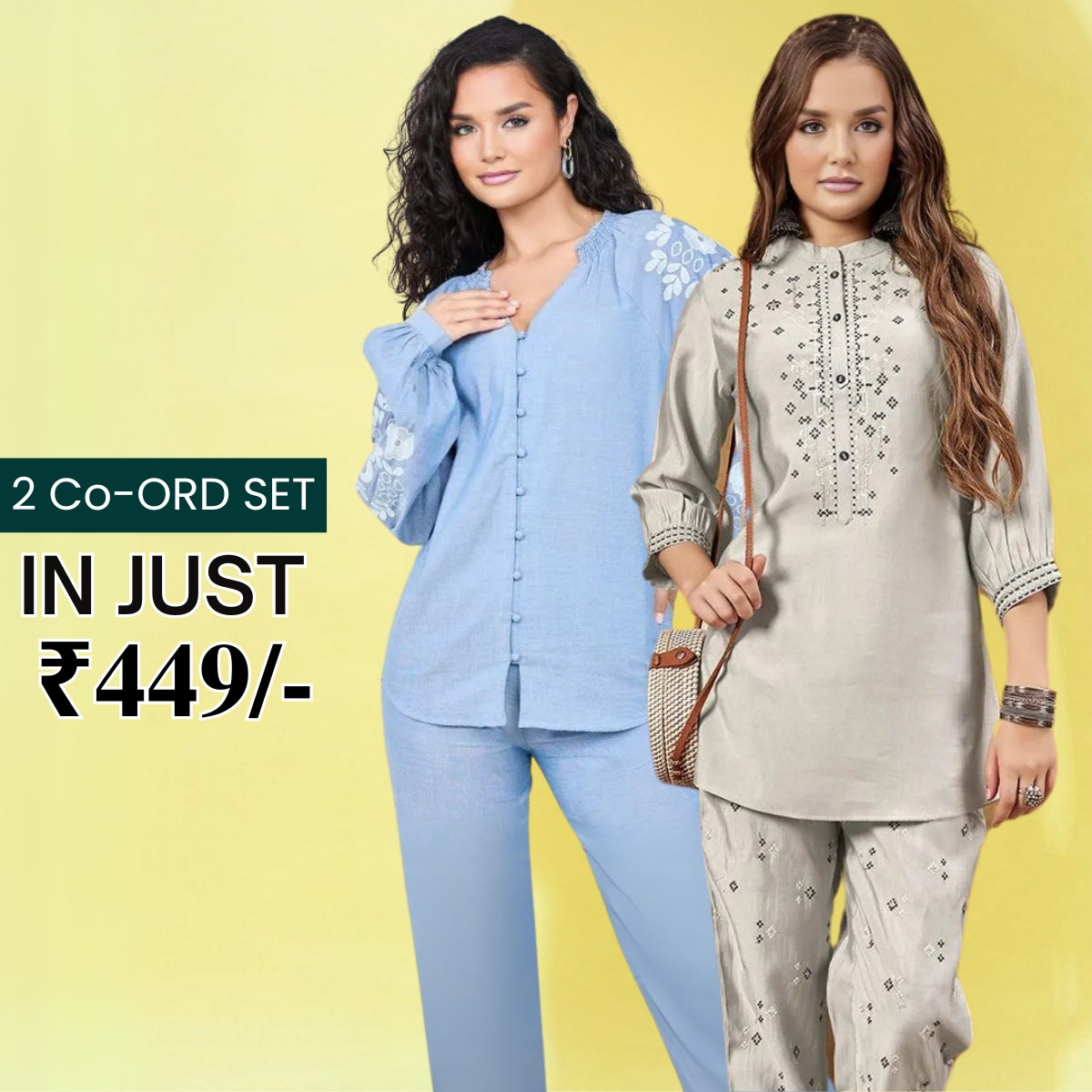 2-Pack Combo Double the Style with Our Co-Ord Set
